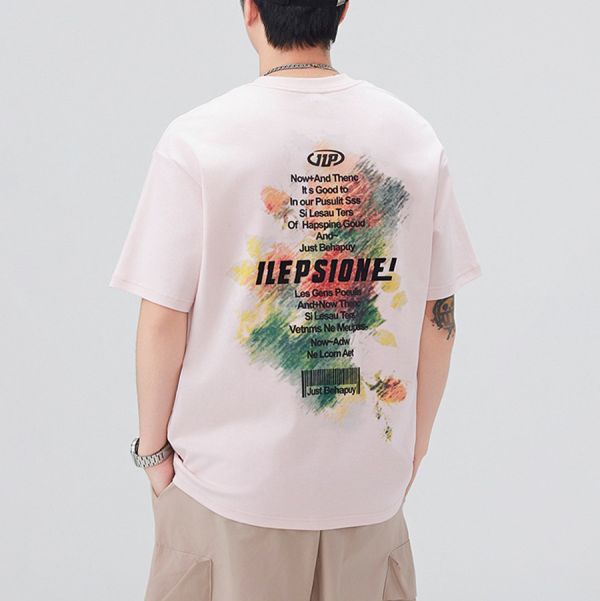 幻影重磅潮流立體印花短袖 - 5配色 幕峰MuFeng,印花,高品質,短袖,夏季,潮流,男裝,寬鬆,網路購物,2025