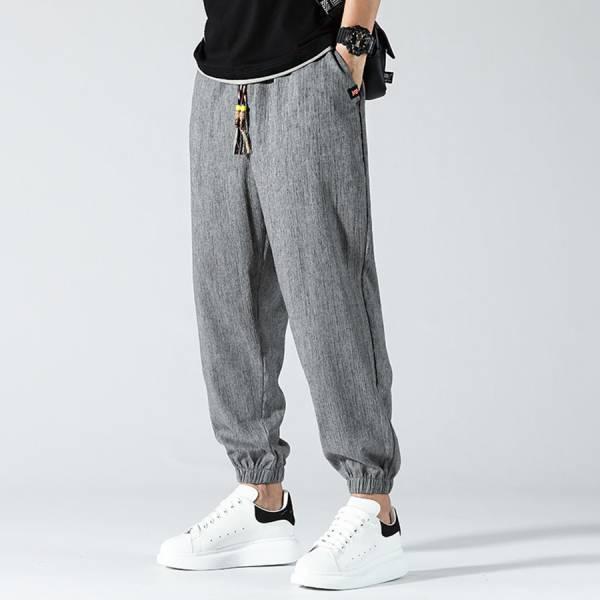 棉麻休閒束口長褲 - 4配色（限時特賣 - 5折） 幕峰MuFeng,男裝特賣,5折優惠,快閃活動,限時出清,網路購物,男裝品牌,超值優惠,時尚穿搭,2026特賣