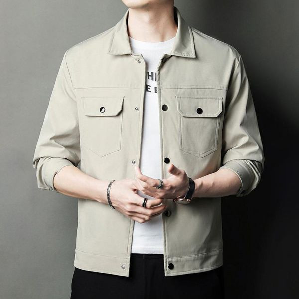 飛休翻領休閒外套 - 3配色（限時特賣 - 5折） 幕峰MuFeng,男裝特賣,5折優惠,快閃活動,限時出清,網路購物,男裝品牌,超值優惠,時尚穿搭,2026特賣