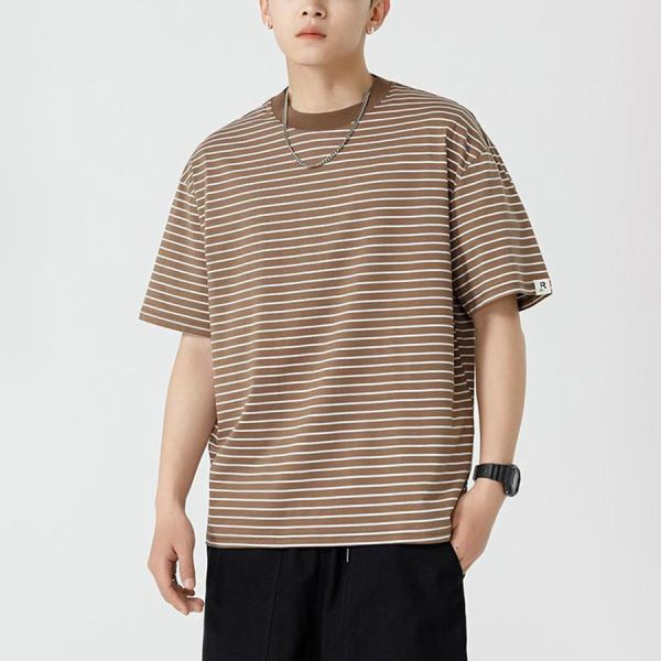 軒紋圓領休閒短袖 - 4配色（限時特賣 - 5折） 幕峰MuFeng,男裝特賣,5折優惠,快閃活動,限時出清,網路購物,男裝品牌,超值優惠,時尚穿搭,2026特賣