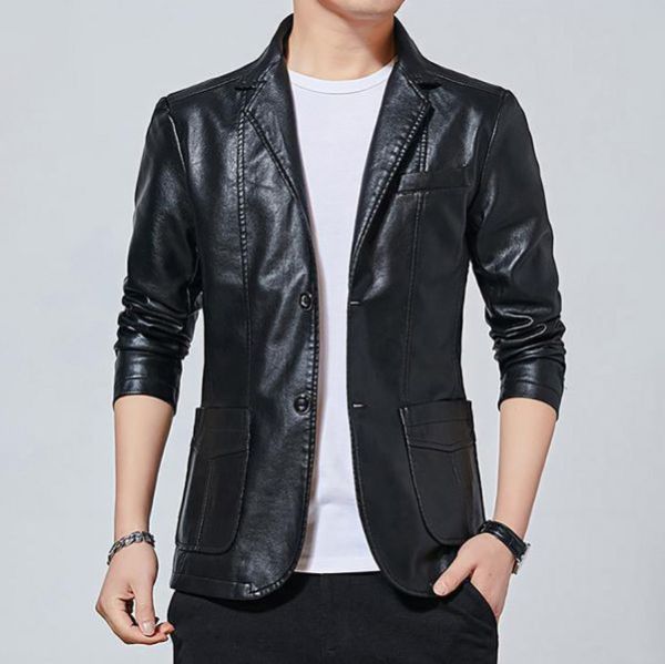 雅帝潮流修身皮衣外套 - 3配色（限時特賣 - 5折） 幕峰MuFeng,男裝特賣,5折優惠,快閃活動,限時出清,網路購物,男裝品牌,超值優惠,時尚穿搭,2025特賣