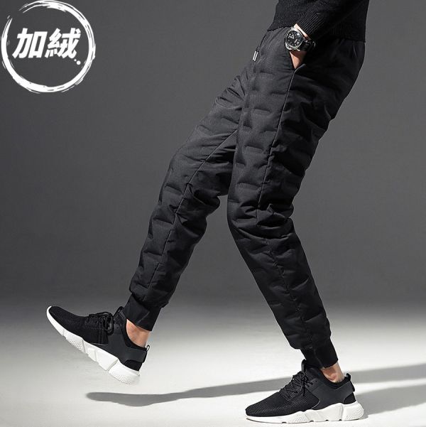 極禦羽絨保暖束口長褲 - 1配送（加絨） 幕峰MuFeng,機能羽棉長褲,防風保暖褲,三防機能褲,秋冬厚款長褲,運動休閒褲,戶外機能穿搭,滑雪風長褲,耐寒男裝褲款,冬季實用褲