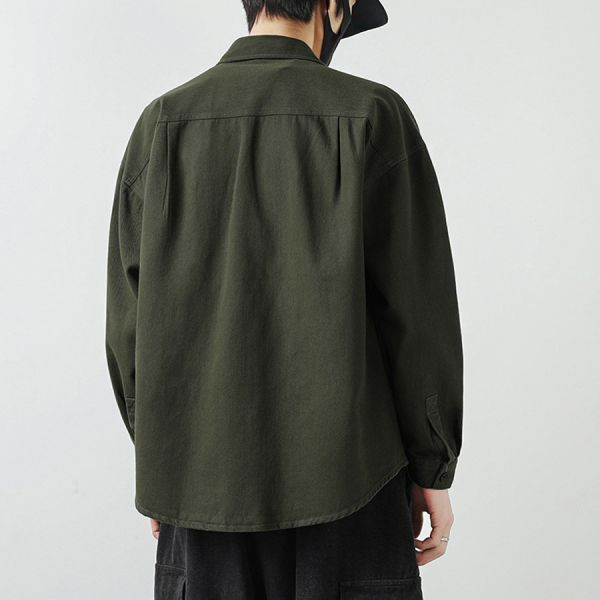 銳峰工裝休閒襯衫外套 - 4配色（限時特賣 - 5折） 幕峰MuFeng,男裝特賣,5折優惠,快閃活動,限時出清,網路購物,男裝品牌,超值優惠,時尚穿搭,2025特賣