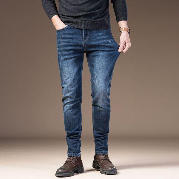 靛徒彈力修身牛仔長褲 - 1配色（限時特賣 - 5折） 幕峰MuFeng,男裝特賣,5折優惠,快閃活動,限時出清,網路購物,男裝品牌,超值優惠,時尚穿搭,2026特賣