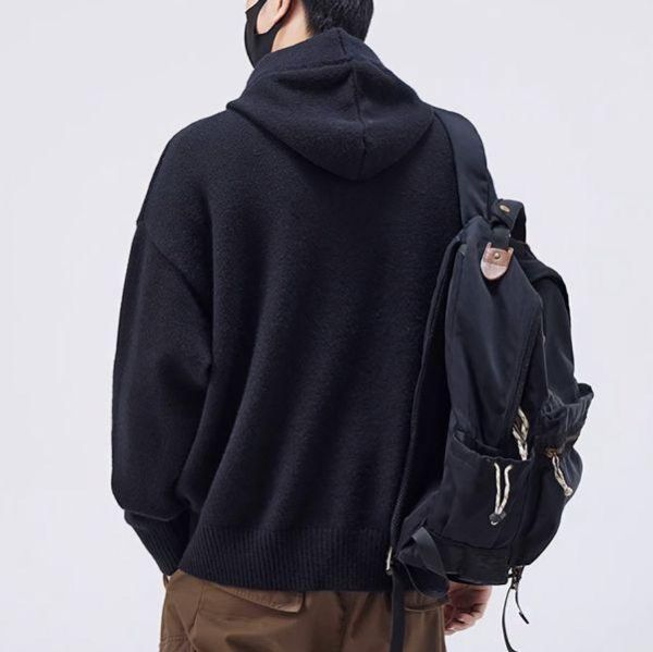 馭風針織連帽開衫長袖 - 2配色（限時特賣 - 5折） 幕峰MuFeng,男裝特賣,5折優惠,快閃活動,限時出清,網路購物,男裝品牌,超值優惠,時尚穿搭,2026特賣