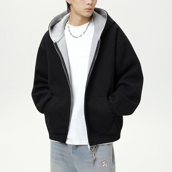 厚潮重磅連帽短版外套 - 3配色 幕峰MuFeng,潮牌帽T,重磅短版衛衣,高街連帽衫,情侶裝上衣,中性寬鬆T,秋冬必備款,休閒潮流,街頭日常穿搭,厚磅設計款