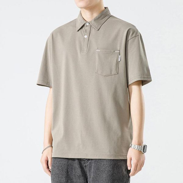 寂軒POLO休閒短袖 - 3配色（限時特賣 - 5折） 幕峰MuFeng,男裝特賣,5折優惠,快閃活動,限時出清,網路購物,男裝品牌,超值優惠,時尚穿搭,2025特賣