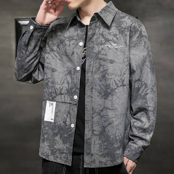 叢林印花襯衫外套 - 3配色 幕峰,班服,團服,流行,免運,穿搭,男裝,品牌,網購
