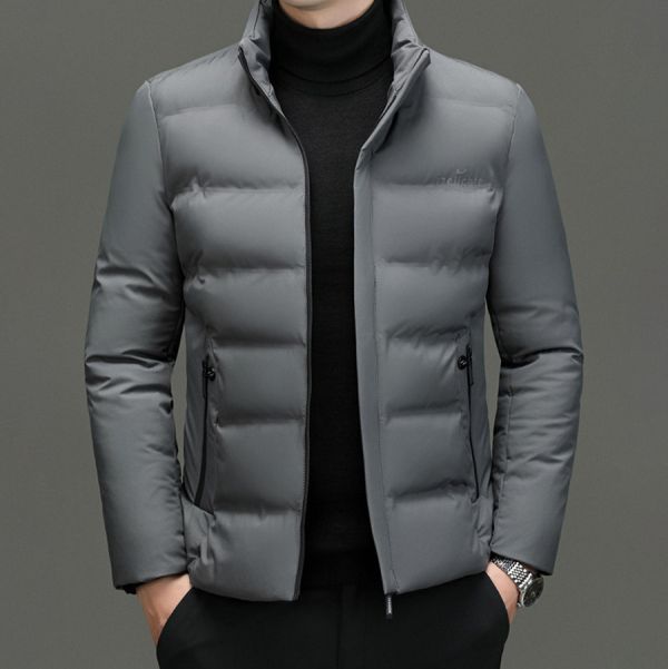 御尚立領質感保暖外套 - 3配色 幕峰MuFeng,男士羽絨外套,立領保暖外套,冬季加厚上衣,商務休閒外套,高質感男裝,秋冬防寒外套,百搭羽服外套,男裝冬季穿搭,保暖時尚外套
