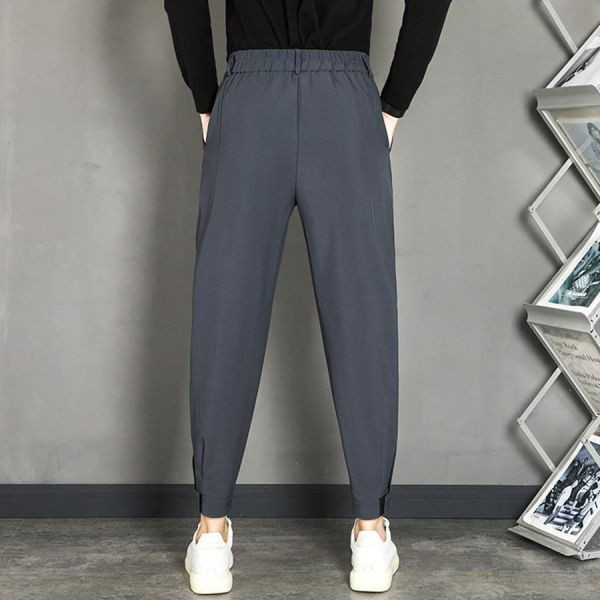 痞帥西裝束口魔鬼氈九分長褲 - 4配色（限時特賣 - 5折） 幕峰MuFeng,男裝特賣,5折優惠,快閃活動,限時出清,網路購物,男裝品牌,超值優惠,時尚穿搭,2025特賣