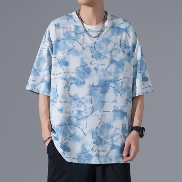 靜界冰絲圓領休閒短袖 - 3配色 幕峰MuFeng,夏季,冰絲,大尺碼,平價服飾,短袖,男裝,免運,網路購物,2025