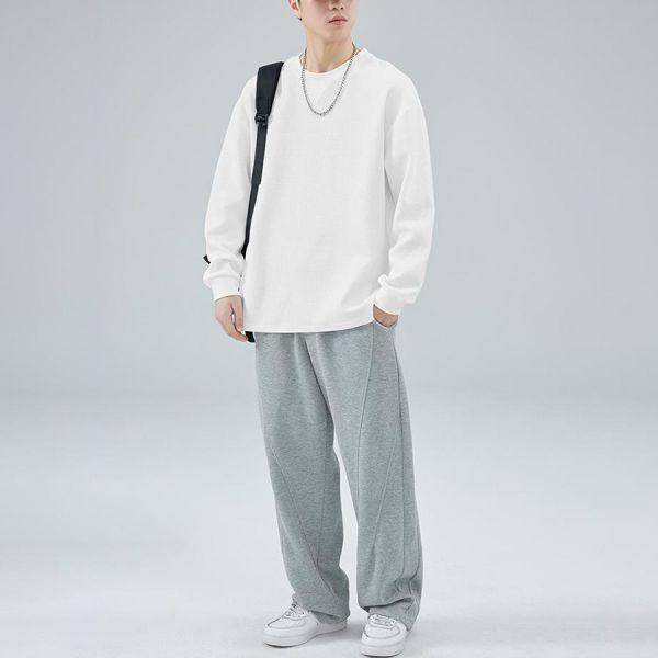 鑽格重磅潮流長袖 - 3配色（限時特賣 - 5折） 幕峰MuFeng,男裝特賣,5折優惠,快閃活動,限時出清,網路購物,男裝品牌,超值優惠,時尚穿搭,2026特賣