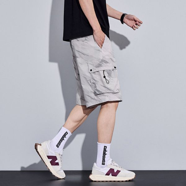 冰界潮流工裝短褲 - 1配色（限時特賣 - 5折） 幕峰MuFeng,男裝特賣,5折優惠,快閃活動,限時出清,網路購物,男裝品牌,超值優惠,時尚穿搭,2025特賣