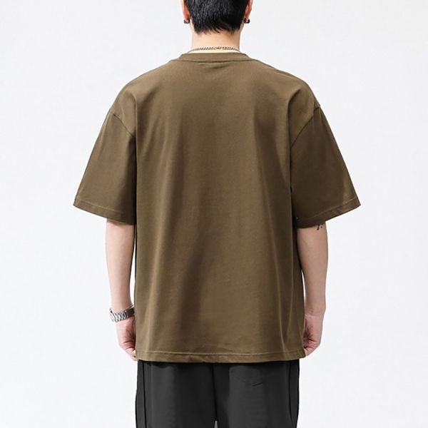 質純簡約寬鬆素色短袖 - 3配色 幕峰MuFeng,短袖,寬鬆,夏天,男裝,素色,情侶衣,網路購物,日系T恤,大尺碼