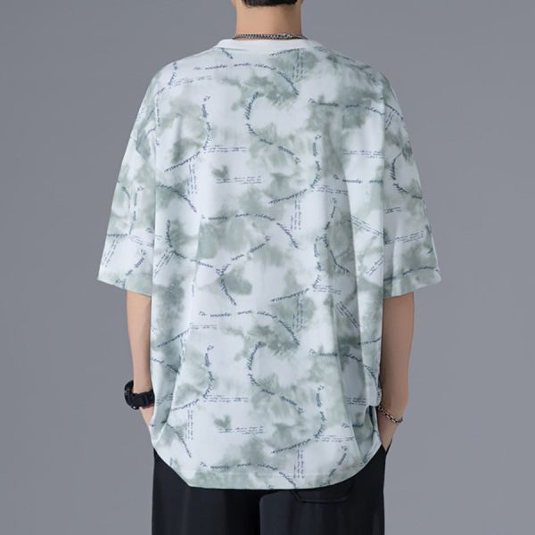 靜界冰絲圓領休閒短袖 - 3配色 幕峰MuFeng,夏季,冰絲,大尺碼,平價服飾,短袖,男裝,免運,網路購物,2025