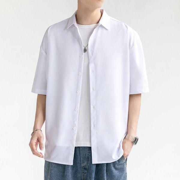 薄涼休閒襯衫短袖 - 3配色（限時特賣 - 5折） 幕峰MuFeng,男裝特賣,5折優惠,快閃活動,限時出清,網路購物,男裝品牌,超值優惠,時尚穿搭,2025特賣