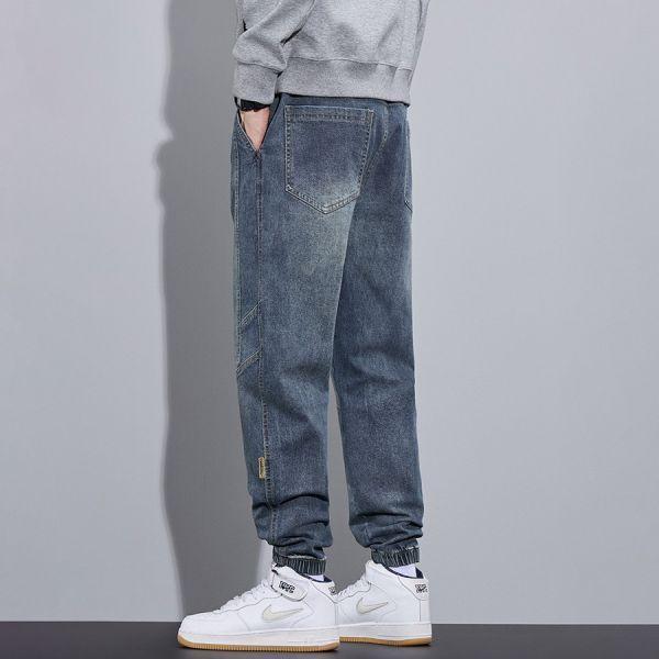 締拘休閒縮口牛仔長褲 - 4配色（限時特賣 - 5折） 幕峰MuFeng,男裝特賣,5折優惠,快閃活動,限時出清,網路購物,男裝品牌,超值優惠,時尚穿搭,2026特賣