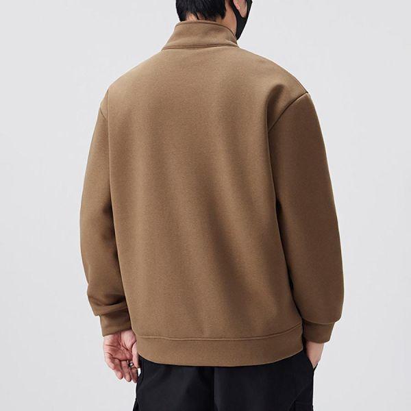 順穿半拉鍊立領雙口袋長袖 - 3配色（限時特賣 - 5折） 幕峰MuFeng,男裝特賣,5折優惠,快閃活動,限時出清,網路購物,男裝品牌,超值優惠,時尚穿搭,2026特賣