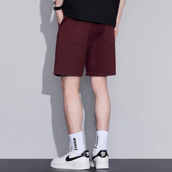 馳格休閒直筒四分短褲 - 4配色（限時特賣 - 5折） 幕峰MuFeng,男裝特賣,5折優惠,快閃活動,限時出清,網路購物,男裝品牌,超值優惠,時尚穿搭,2025特賣