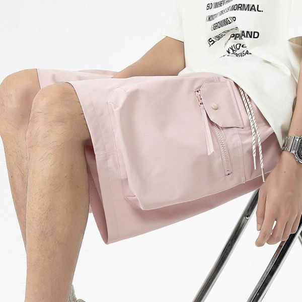 輕行寬鬆工裝五分短褲 - 4配色 幕峰MuFeng,工裝短褲男,五分短褲,戶外短褲,寬鬆短褲,多口袋設計,夏季男裝,休閒短褲,機能風穿搭,男裝下身