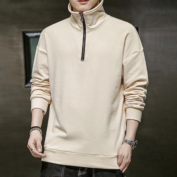 絨封高領拉鍊休閒長袖 - 5配色（限時特賣 - 5折） 幕峰MuFeng,男裝特賣,5折優惠,快閃活動,限時出清,網路購物,男裝品牌,超值優惠,時尚穿搭,2026特賣