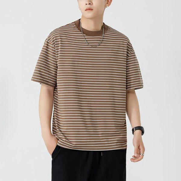 軒紋圓領休閒短袖 - 4配色（限時特賣 - 5折） 幕峰MuFeng,男裝特賣,5折優惠,快閃活動,限時出清,網路購物,男裝品牌,超值優惠,時尚穿搭,2026特賣