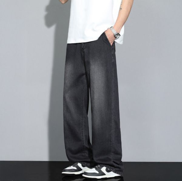 瀟然寬鬆直筒牛仔長褲 - 3配色（限時特賣 - 5折） 幕峰MuFeng,男裝特賣,5折優惠,快閃活動,限時出清,網路購物,男裝品牌,超值優惠,時尚穿搭,2026特賣