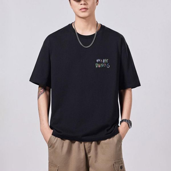 諾格重磅潮流印花短袖 - 4配色 幕峰MuFeng,印花短袖,T恤男,潮流短袖,男士T恤,街頭穿搭,休閒短袖,百搭上衣,夏季男裝,四色可選