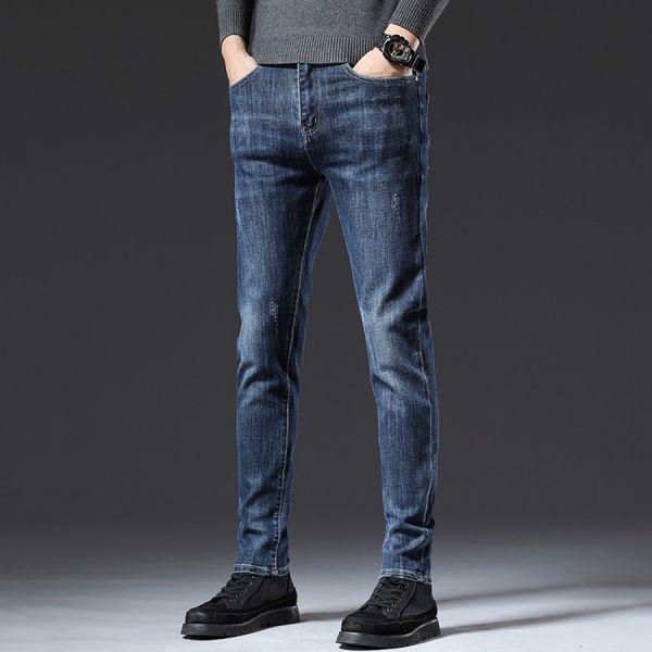 嵐綻彈力修身牛仔長褲 - 1配色（限時特賣 - 5折） 幕峰MuFeng,男裝特賣,5折優惠,快閃活動,限時出清,網路購物,男裝品牌,超值優惠,時尚穿搭,2026特賣