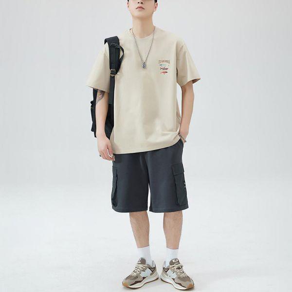 釣悠印花休閒短袖 - 2配色（限時特賣 - 5折） 幕峰MuFeng,男裝特賣,5折優惠,快閃活動,限時出清,網路購物,男裝品牌,超值優惠,時尚穿搭,2026特賣