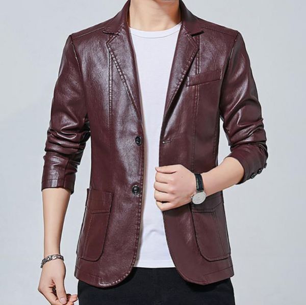 雅帝潮流修身皮衣外套 - 3配色（限時特賣 - 5折） 幕峰MuFeng,男裝特賣,5折優惠,快閃活動,限時出清,網路購物,男裝品牌,超值優惠,時尚穿搭,2025特賣