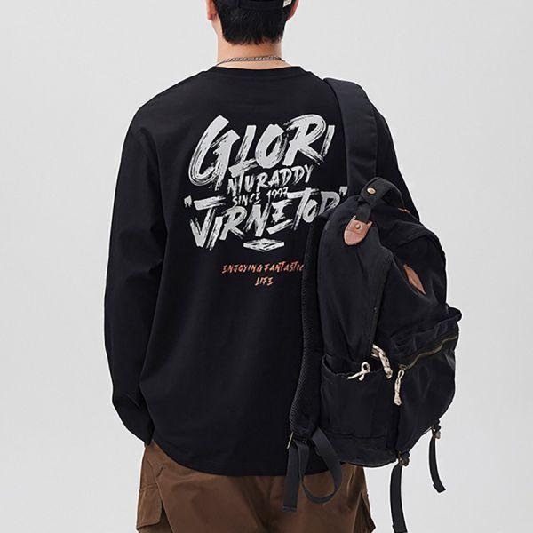 榮耀重磅印花潮流長袖 - 1配色（限時特賣 - 5折） 幕峰MuFeng,男裝特賣,5折優惠,快閃活動,限時出清,網路購物,男裝品牌,超值優惠,時尚穿搭,2026特賣