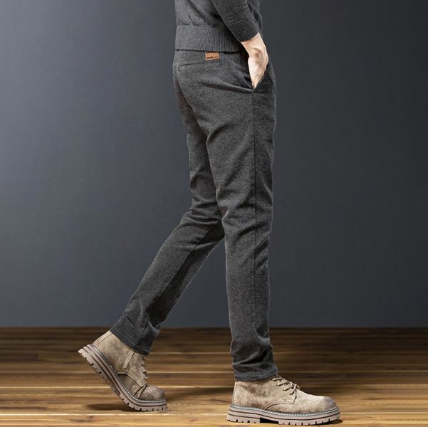 破軍雪尼爾修身小直筒長褲 - 3配色 幕峰MuFeng,雪尼爾長褲,修身休閒褲,破軍系列,男士長褲,挺拔剪裁,質感面料,潮流男裝,時尚百搭褲,秋冬穿搭