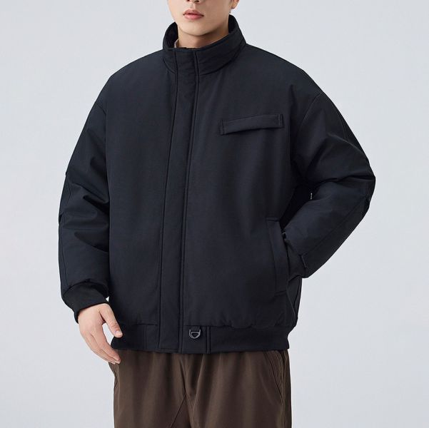 凜風立領防風保暖外套 - 3配色 幕峰MuFeng,男士棉服,立領外套,寬鬆棉服,休閒百搭男,加厚保暖服,面包服男,戶外棉袄,冬季男裝外套,帥氣休閒風