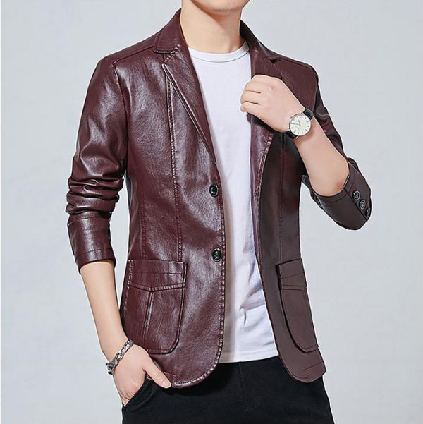 雅帝潮流修身皮衣外套 - 3配色（限時特賣 - 5折） 幕峰MuFeng,男裝特賣,5折優惠,快閃活動,限時出清,網路購物,男裝品牌,超值優惠,時尚穿搭,2025特賣