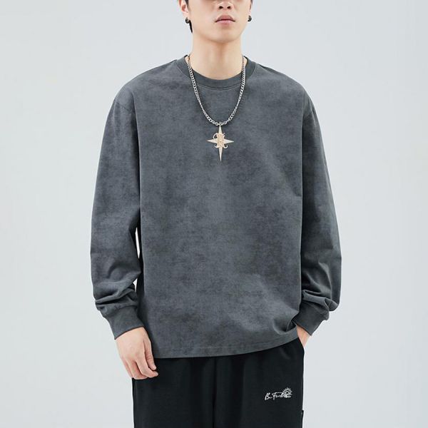 輝道重磅潮流刺繡長袖 - 2配色 幕峰,班服,團服,外套,褲子,襯衫,男裝,牛仔褲,網路購物,購物