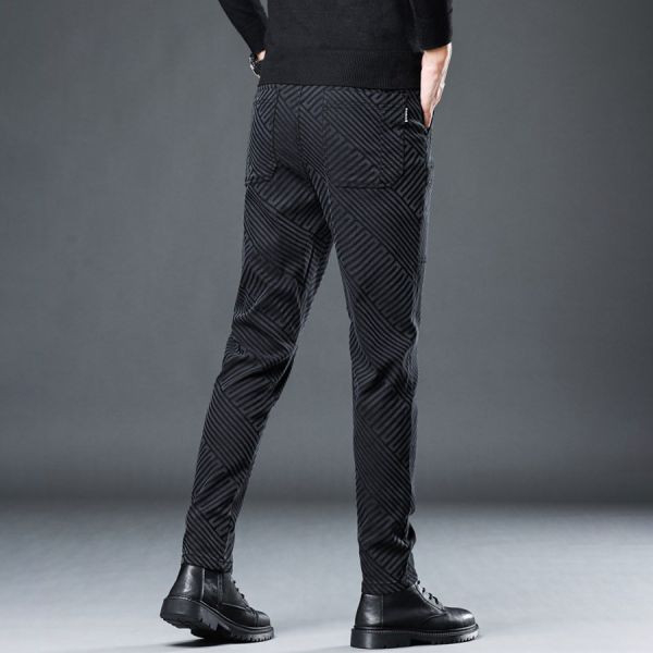 縱橫彈力修身休閒長褲 - 2配色（限時特賣 - 5折） 幕峰MuFeng,男裝特賣,5折優惠,快閃活動,限時出清,網路購物,男裝品牌,超值優惠,時尚穿搭,2025特賣