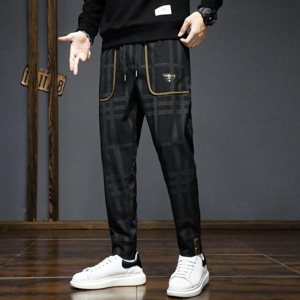 紋綺休閒印花小直筒長褲 - 2配色（限時特賣 - 5折） 幕峰MuFeng,男裝特賣,5折優惠,快閃活動,限時出清,網路購物,男裝品牌,超值優惠,時尚穿搭,2025特賣