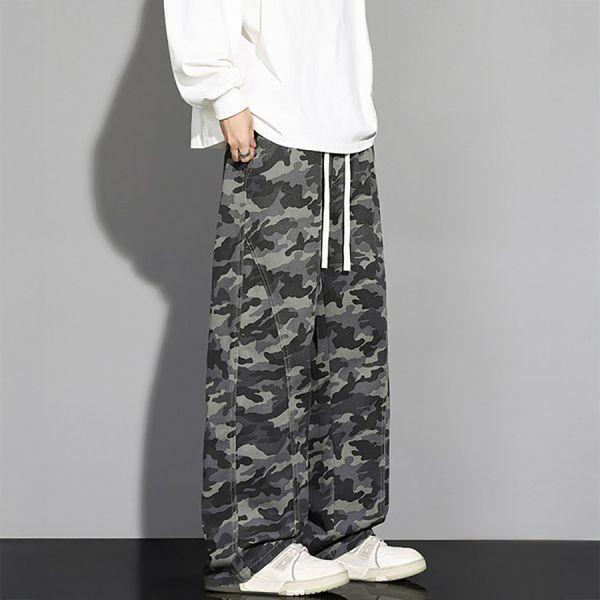 荒野迷彩工裝休閒直筒長褲 - 1配色（限時特賣 - 5折） 幕峰MuFeng,男裝特賣,5折優惠,快閃活動,限時出清,網路購物,男裝品牌,超值優惠,時尚穿搭,2026特賣