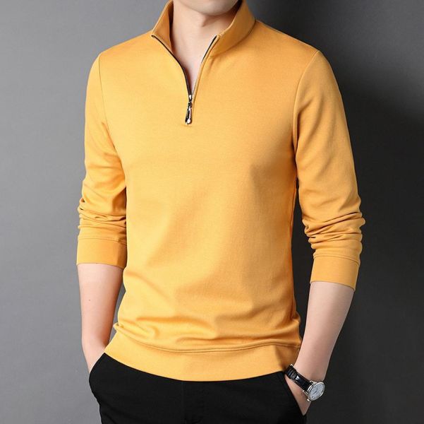 雅裁半拉鍊立領休閒長袖 - 10配色（限時特賣 - 5折） 幕峰MuFeng,男裝特賣,5折優惠,快閃活動,限時出清,網路購物,男裝品牌,超值優惠,時尚穿搭,2026特賣