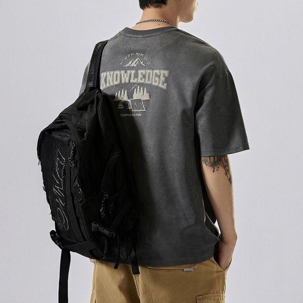 宿野重磅麂皮絨休閒短袖 - 3配色（限時特賣 - 5折） 幕峰MuFeng,男裝特賣,5折優惠,快閃活動,限時出清,網路購物,男裝品牌,超值優惠,時尚穿搭,2026特賣