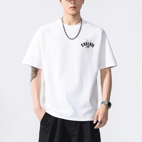 捍跡重磅潮流印花短袖 - 2配色（限時特賣 - 5折） 幕峰MuFeng,男裝特賣,5折優惠,快閃活動,限時出清,網路購物,男裝品牌,超值優惠,時尚穿搭,2026特賣