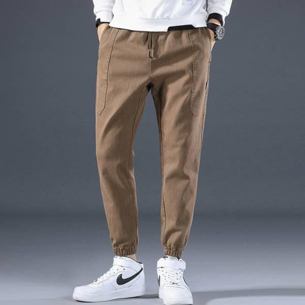 秋穗牛仔束口長褲 - 3配色（限時特賣 - 5折） 幕峰MuFeng,男裝特賣,5折優惠,快閃活動,限時出清,網路購物,男裝品牌,超值優惠,時尚穿搭,2026特賣