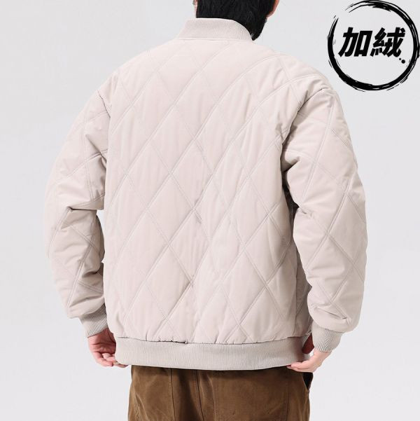 鑽格防風休閒保暖外套 - 3配色（加絨）（限時特賣 - 5折） 幕峰MuFeng,男裝特賣,5折優惠,快閃活動,限時出清,網路購物,男裝品牌,超值優惠,時尚穿搭,2025特賣