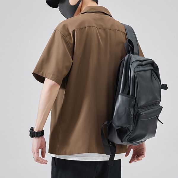 冰墜休閒襯衫短袖 - 4配色 幕峰,班服,團服,外套,褲子,襯衫,男裝,牛仔褲,網路購物,購物