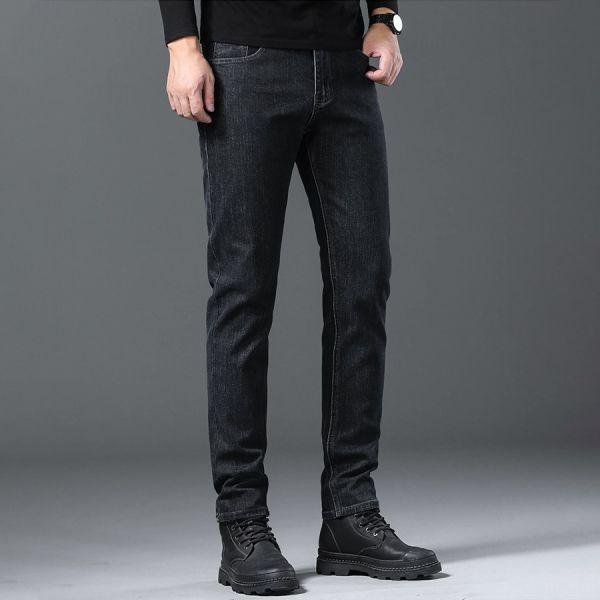 薰煙彈力修身牛仔長褲 - 2配色（限時特賣 - 5折） 幕峰MuFeng,男裝特賣,5折優惠,快閃活動,限時出清,網路購物,男裝品牌,超值優惠,時尚穿搭,2026特賣