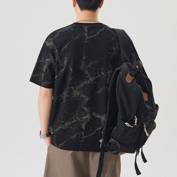 野知個性紮染潮流短袖 - 3配色 幕峰MuFeng,圓領短袖,T恤男,潮流上衣,男士短袖,特色工藝T恤,休閒穿搭,百搭短袖,夏季男裝,時尚上衣