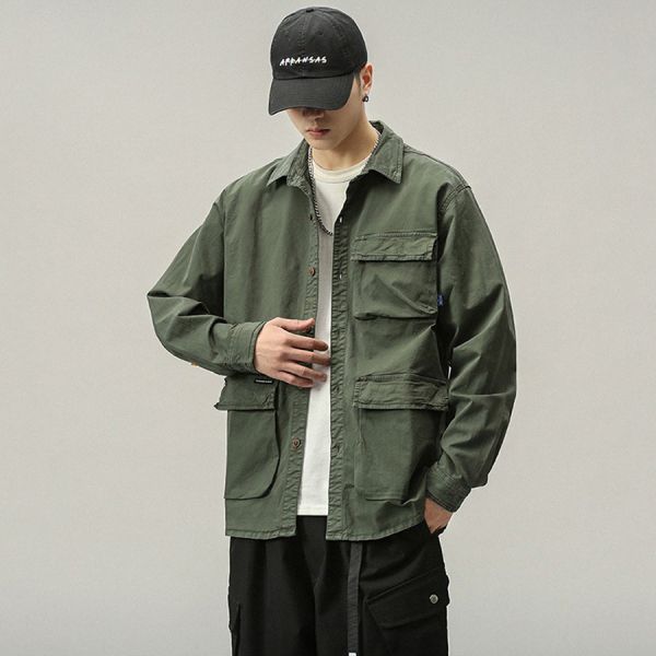 武豐工裝休閒襯衫外套 - 3配色 幕峰,班服,團服,外套,褲子,襯衫,男裝,牛仔褲,網路購物,購物