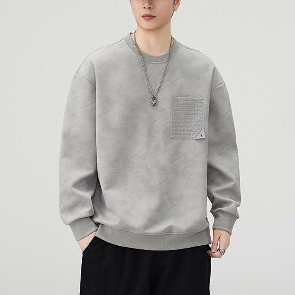 霧紋潮流休閒長袖 - 2配色（限時特賣 - 5折） 幕峰MuFeng,男裝特賣,5折優惠,快閃活動,限時出清,網路購物,男裝品牌,超值優惠,時尚穿搭,2026特賣