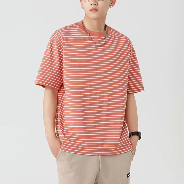 軒紋圓領休閒短袖 - 4配色（限時特賣 - 5折） 幕峰MuFeng,男裝特賣,5折優惠,快閃活動,限時出清,網路購物,男裝品牌,超值優惠,時尚穿搭,2026特賣